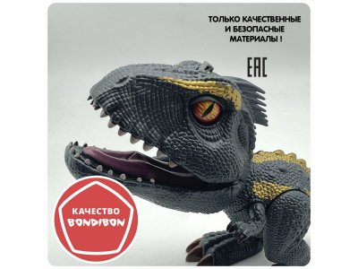 Сборный динозавр Bondibon Дино Бонди Индораптор, свет/звук 1-00405799_18