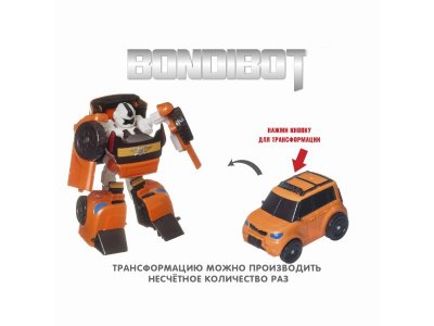 Трансформер 2в1 Bondibon Bondibot робот-внедорожник 1-00405802_10