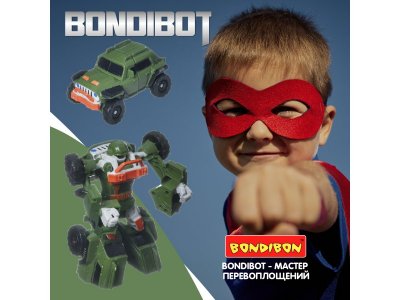 Трансформер 2в1 Bondibon Bondibot робот-внедорожник 1-00405804_13