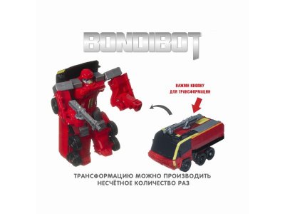 Трансформер 2в1 Bondibon Bondibot робот-пожарная машина 1-00405805_10