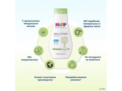 Молочко Hipp Babysanft для чувствительной кожи, 350 мл 1-00406609_3