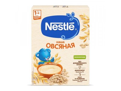 Каша Nestle, безмолочная овсяная 200 г 1-00000504_3