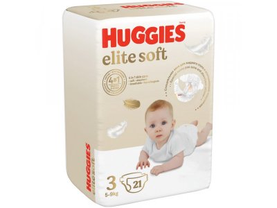 Подгузники Huggies Elite Soft, 3 5-9 кг, 21 шт. 1-00063804_11