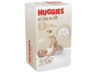 Подгузники Huggies Elite Soft 4 8-14 кг, 19 шт. 1-00103150_2