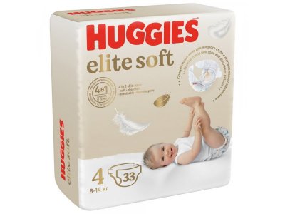 Подгузники Huggies Elite Soft 4 8-14 кг, 33 шт. 1-00212431_2