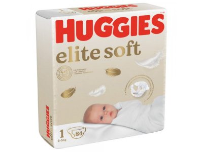 Подгузники Huggies Elite Soft 1 3-5 кг, 84 шт. 1-00242391_2