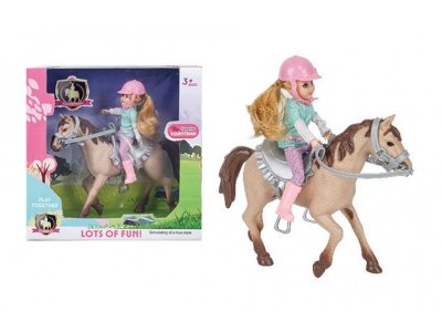 Кукла Zhorya Наездница с лошадью 1-00407218_1