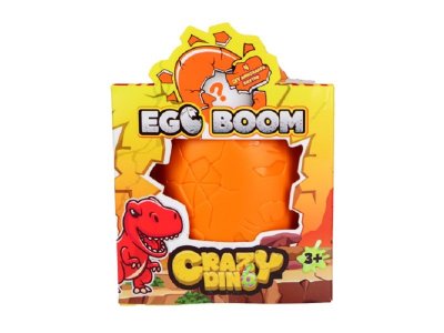 Фигурка-сюрприз коллекционная Crazy Dino Динозавр с картой Egg Boom 1-00407390_1