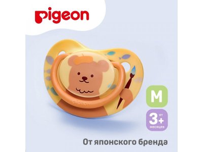 Пустышка Pigeon FunFriends Мишка с 3+ мес., размер M 1-00407815_6