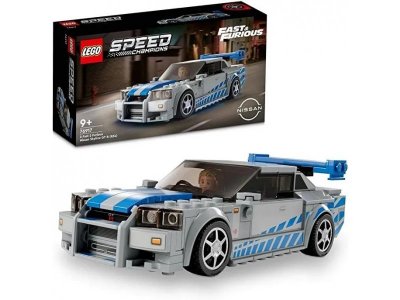 Конструктор Lego Speed Champions Двойной Форсаж: Nissan Skyline GT-R (R34) 1-00407863_1