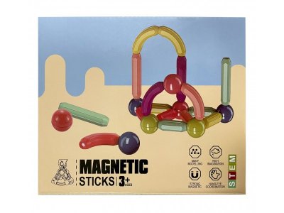 Конструктор магнитный Maya Toys, 50 деталей 1-00407908_1