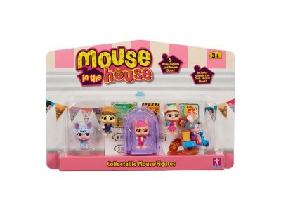 Набор игровой Mouse in the House 5в1 Милли и мышки 1-00408205_4