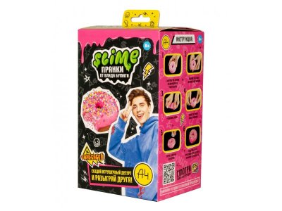 Игрушка для детей модели Slime Лаборатория Пранк Влад А4 Десерт пончик 1-00408286_2