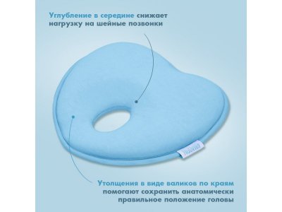 Подушка для новорожденного Nuovita Neonutti Cuore Memoria 1-00295516_4