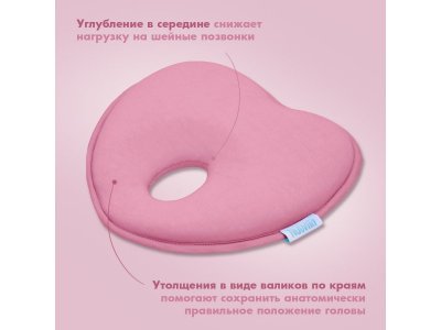 Подушка для новорожденного Nuovita Neonutti Cuore Memoria 1-00295517_4
