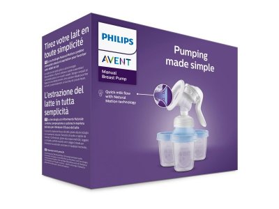 Молокоотсос Philips Avent ручной с контейнерами 1-00408746_3