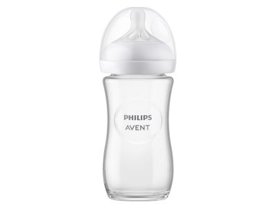Бутылочка Philips Avent серии Natural Response, стекло, 1 мес+, 240 мл, 1 шт. 1-00408748_1