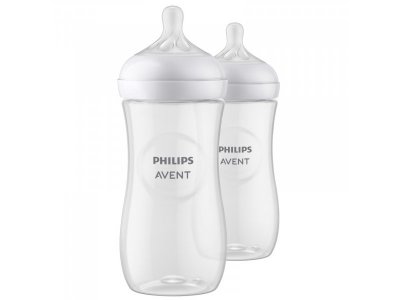 Бутылочка Philips Avent серии Natural Response, 3 мес+, 330 мл, 2 шт. 1-00408760_1