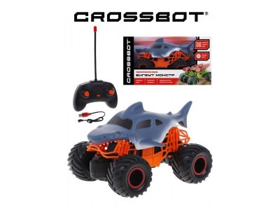 Игрушка Crossbot Машина р/у Бигфут Монстр Акула 1-00408501_1