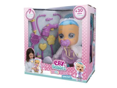 Кукла Cry Babies Кристал заболела интерактивная плачущая с аксессуарами 1-00410146_4