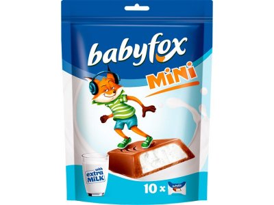 Конфеты шоколадные BabyFox c молочной начинкой 120 г 1-00410226_1