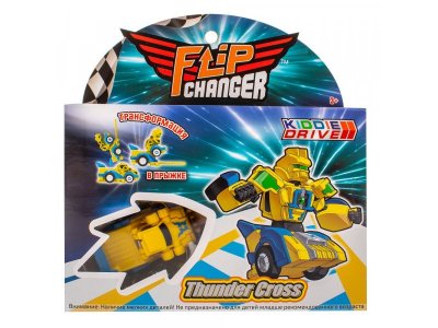 Набор игровой KiddieDrive Машинка-трансформер Flip Changer Thunder Cross 1-00411097_1