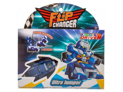 Набор игровой KiddieDrive Машинка-трансформер Flip Changer Ultra Jumper 1-00411098_1