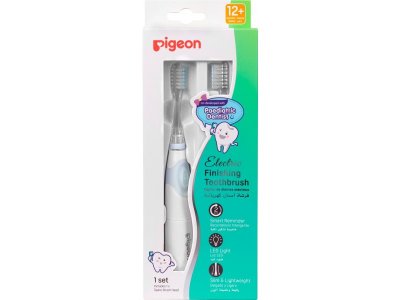 Электрическая зубная щетка Pigeon Electric Finishing Toothbrush и сменные насадки для детей, 12 мес. 1-00411141_2