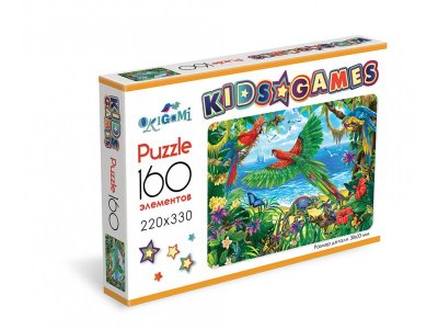 Пазл Origami Kids Games. Попугаи 160 элем. 1-00411189_1