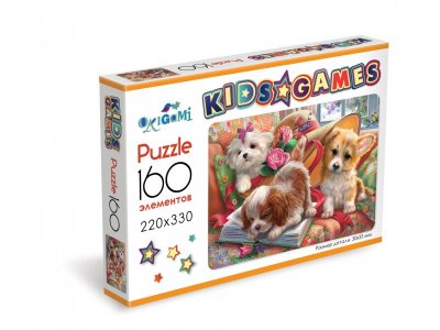 Пазл Origami Kids Games. Корги 160 элем. 1-00411191_1