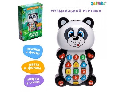 Игрушка музыкальная Zabiaka Весёлая панда 1-00411380_1
