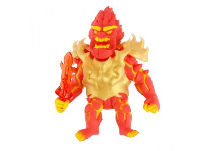Фигурка тянущаяся 1Toy Monster Flex Combat Огненный монстр с раскаленным мечом 15 см 1-00412453_1