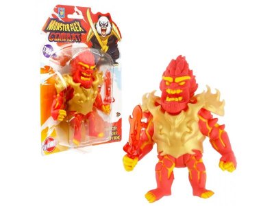 Фигурка тянущаяся 1Toy Monster Flex Combat Огненный монстр с раскаленным мечом 15 см 1-00412453_4