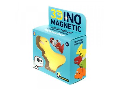 Фигурка сборная 1Toy 3Dino Magnetic Тираннозавр с магнитом 1-00412472_10