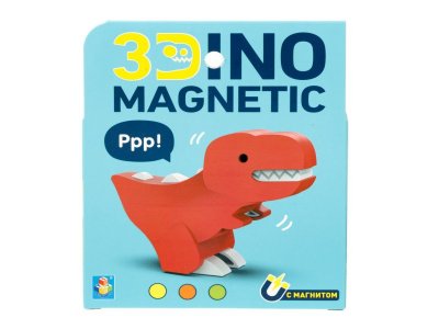 Фигурка сборная 1Toy 3Dino Magnetic Тираннозавр с магнитом 1-00412472_9
