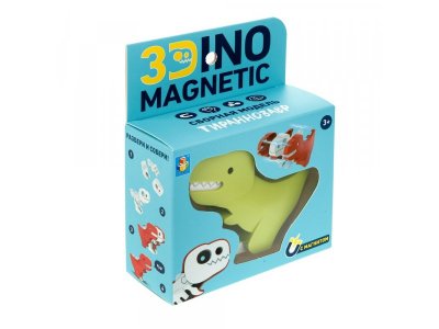 Фигурка сборная 1Toy 3Dino Magnetic Тираннозавр с магнитом 1-00412472_8