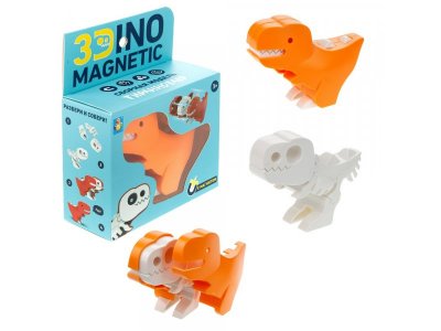 Фигурка сборная 1Toy 3Dino Magnetic Тираннозавр с магнитом 1-00412472_14
