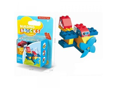 Конструктор с крупными блоками Funky Toys Самолет 1-00412758_1