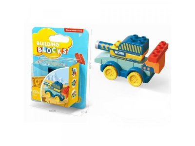 Конструктор с крупными блоками Funky Toys Танк 1-00412760_1