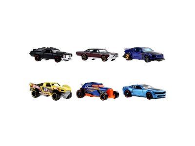 Набор игровой Hot Wheels Машинки коллекция Легенды серия Car Culture 1:64, 6 шт. 1-00412771_2