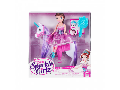 Кукла Zuru Sparkle Girlz Принцесса с Лошадью 1-00412784_5