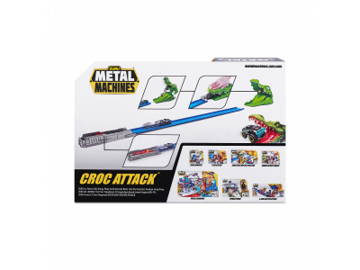 Набор игровой Zuru Metal Machines с машинкой, трек Крокодил 1-00412798_2