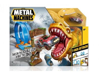 Набор игровой Zuru Metal Machines с машинкой, трек Динозавр 1-00412800_11