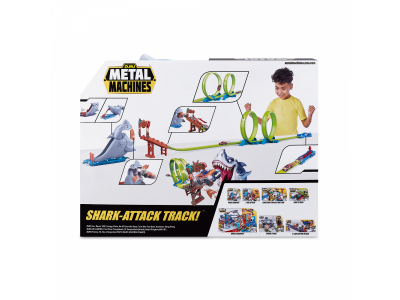 Набор игровой Zuru Metal Machines с машинкой, трек Акула 1-00412801_3