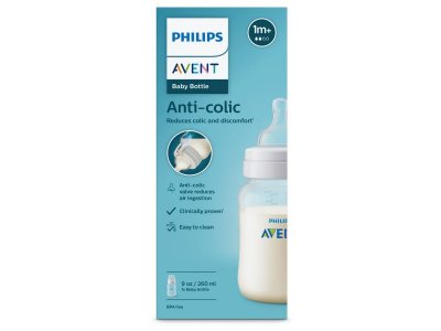 Бутылочка Philips Anti-colic, 1 мес.+, 260 мл, 1 шт. 1-00412949_4