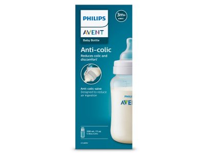 Бутылочка Philips Anti-colic, 3 мес.+, 330 мл, 1 шт. 1-00412951_4
