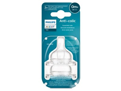 Соска Philips Avent Anti-colic для новорожденных, 0 мес.+, 2 шт. 1-00412952_2