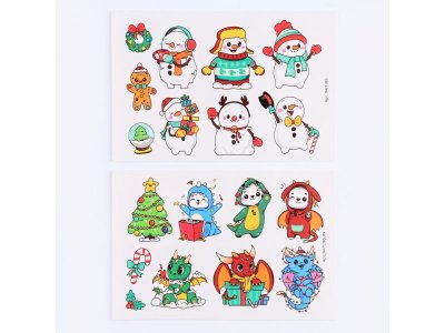 Набор для творчества Школа талантов Тату. Новый год 2024. Стикеры драконы 1-00416446_2