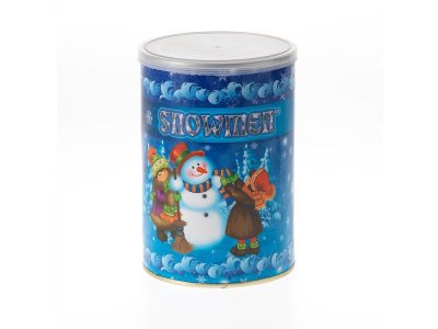 Банка с сюрпризом Snowmen металлическая 11*8 см 1-00416498_1