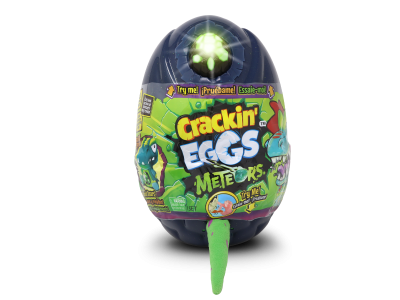 Мягкая игрушка Crackin'Eggs Динозавр Метеор в яйце, свет/звук 22 см 1-00416320_1
